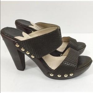 Jimmy Choo wooden heels